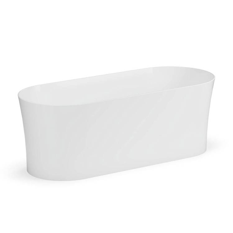 Ванна из искусственного камня Belux Берген Бг-1700 Solid Surface, белая матовая