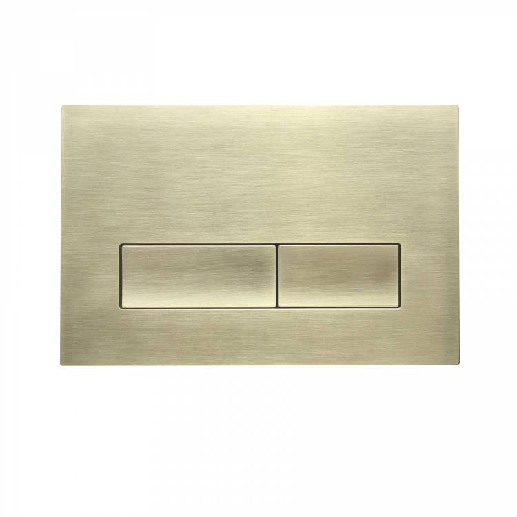 Кнопка смыва Wonzon & Woghand WW-IB224-BG механическая, брашированное золото