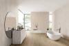 Керамическая плитка Ragno Travertino Wall RCUR Struttura 3D Pli Cross Bianco Rett 40x120 фото 3