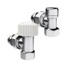 Набор термостатический угловой Royal Thermo Design НС-1640380 1/2" М30х1,5 Хром фото 2