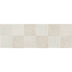 Керамическая плитка Ragno Eterna R8HU Blanco Struttura Quadro 3D Rett. 30x90