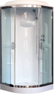 Душевая кабина Royal Bath RB90HK1-T-CH с низким поддоном