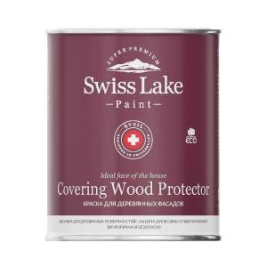 Краска для деревянных фасадов Swiss Lake Covering Wood Protector 0.9 л
