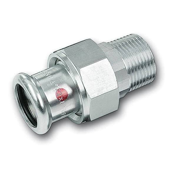 Сгон Sanha 24333G, ВПр-НР с плоским уплотнением, углеродистая сталь, 18x1/2