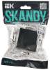 Розетка 1-местная с заземлением, шторками и крышкой IEK Skandy SK-R16-16-44-K02 черный фото 6