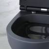 Унитаз подвесной AM.PM Spirit V2.0 FlashClean с микролифтом, черный матовый фото 4