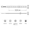 Светодиодная лента Gauss 6W/m 30LED/m 5050SMD разноцветный 3M BT010 фото 2