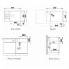 Мойка кухонная Blanco Zia XL 6 S Compact 526019 черный фото 4