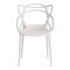 Стул Tetchair Cat Chair (mod. 028) 12654 белый 54.5x56x84 фото 5