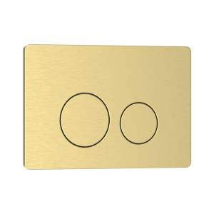 Кнопка смыва Iberica Blanca Inox-O IB.B081.005.003 золото матовое, 25x16 см