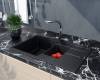 Мойка кухонная Paulmark Feste PM237850-BLM черный металлик фото 3
