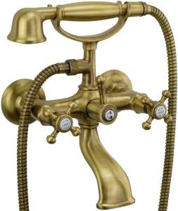 Смеситель для ванны с душем Migliore Lady 18810 бронза