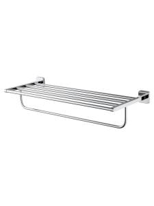 Полотенцедержатель Wonzon & Woghand WW-6681 с полкой, хром
