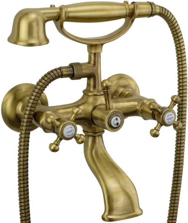 Смеситель для ванны с душем Migliore Lady 18810 бронза
