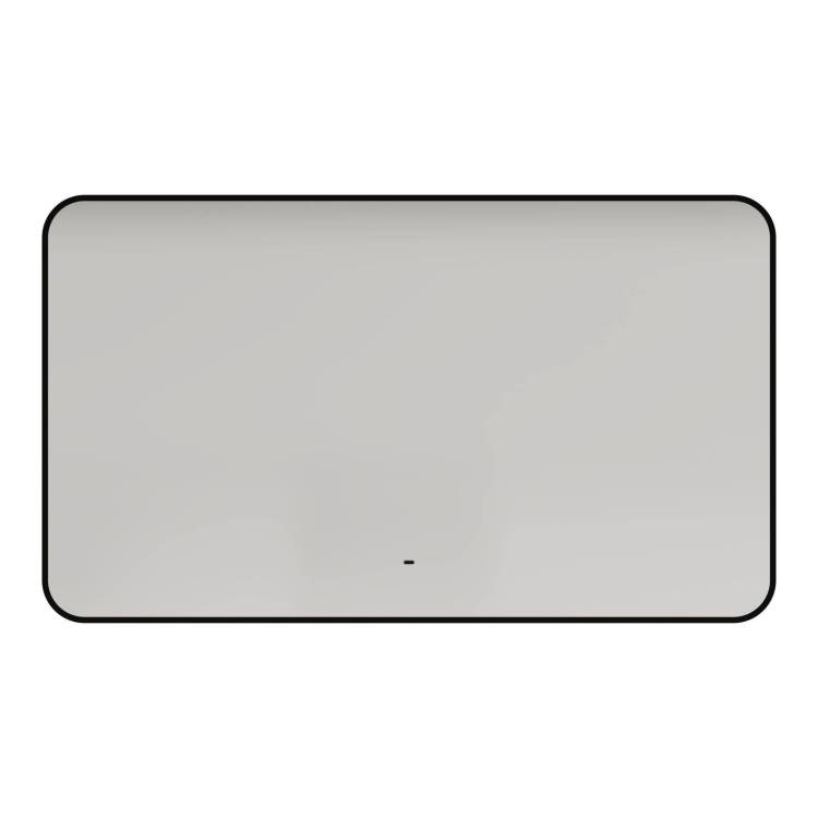 Зеркало Watersense Rita Black Soft Line W00923 LED подсветка, сенсор на взмах, 120x70
