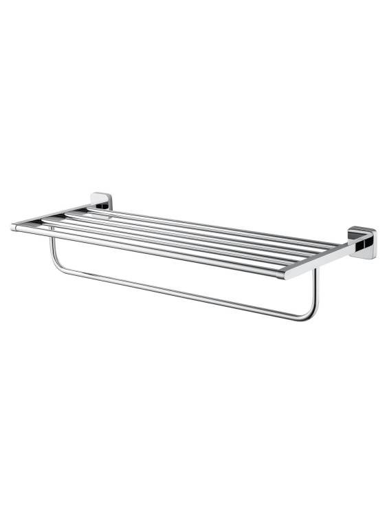 Полотенцедержатель Wonzon & Woghand WW-6681 с полкой, хром