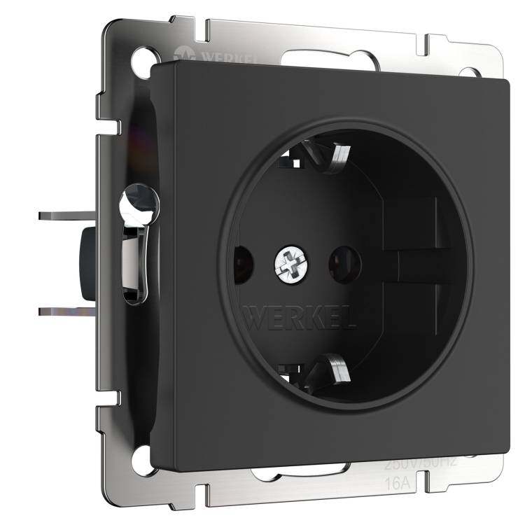 Розетка с заземлением Werkel Встраиваемые механизмы W1171008