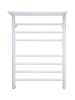 Полотенцесушитель водяной Comfysan Luce 015473 W-8 80/50 с полкой, белый матовый фото 2