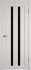 Межкомнатная дверь Владимирская Фабрика Дверей Atum 2 Bianco стекло Black Gloss 800x2000