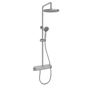 Душевая стойка Sancos Teo SC11002CH c термостатом, 3 режима, хром