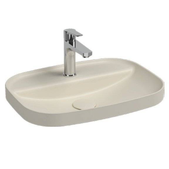 Раковина Isvea Infinity 10NF50055SV-2K 55 см, слоновая кость матовая