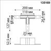 Соединитель для низковольтного шинопровода "T-образный" Novotech Shino 135169 фото 2