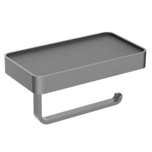 Держатель для туалетной Wonzon & Woghand Graffity WW-9366-BGM с полкой, темный графит