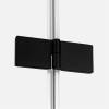 Душевое ограждение NEW TRENDY NEW RENOMA BLACK L 100x100x195 D-0205A/D-0112B (черный) фото 7
