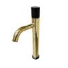 Смеситель для раковины Boheme Stick 122-GB Gold Matt Black