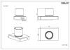 Держатель для стакана Black&White GA-9605C хром фото 2