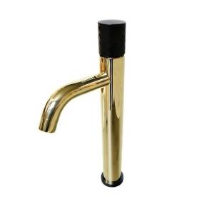 Смеситель для раковины Boheme Stick 122-GB Gold Matt Black