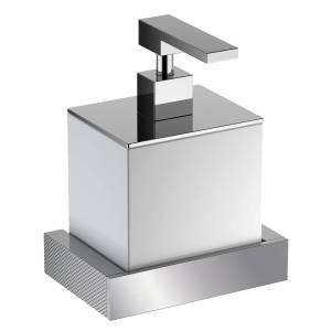 Дозатор Timo Caisa 92039/00 настенный, хром, белый