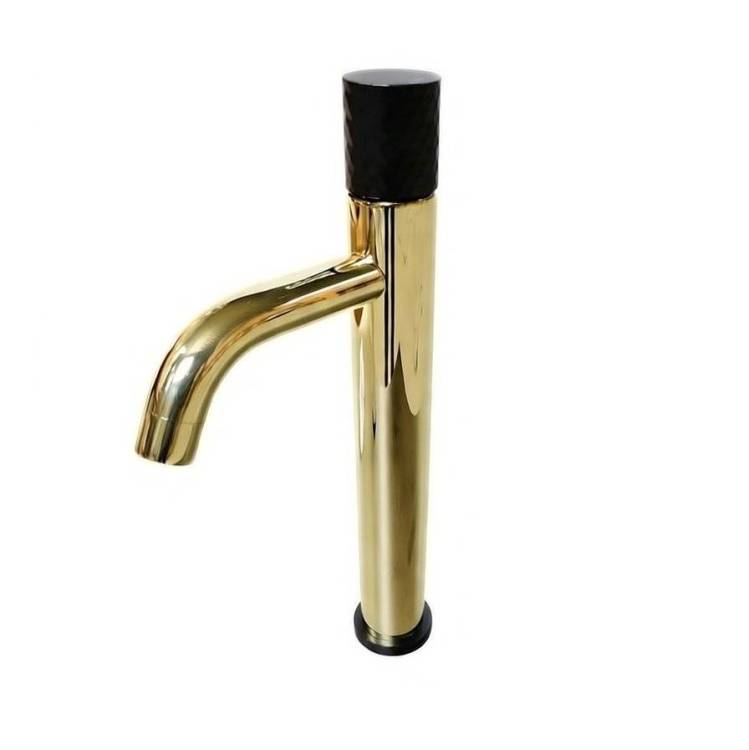 Смеситель для раковины Boheme Stick 122-GB Gold Matt Black