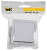 Выключатель 1-клавишный IEK Гермес Plus EVMP10-K01-10-54-EC белый фото 6