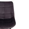 Стул Tetchair Abruzzo (mod. 8060) 15556 серый (HLR-21)/черный 54x62x83 фото 6