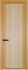 Межкомнатная дверь Profil Doors 3 AGP цвет профиля Золото, стекло безопасное 6 мм мору осветленное 600x2000
