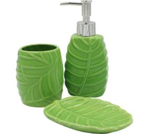 Набор аксессуаров для ванны Bath Plus Bianco W-CE2130EA-SET3 салатовый