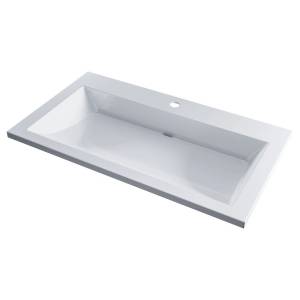 Раковина Uperwood Infinity RInfinity80wg белая глянцевая, 80x45
