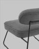 Кресло Stool Group Kate AV 336-F83gr-9005 темно-серый, букле фото 8