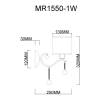 Бра MyFar Dante MR1550-1W фото 2