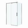 Душевой уголок BelBagno SOFT_CLOSE-1-AH-1-110/90-C-GM профиль оружейная сталь, стекло прозрачное, 110x90x200