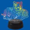 Светодиодная фигура Uniel ULI-M508 RGB/3AA Tiger Family/Black фото 3