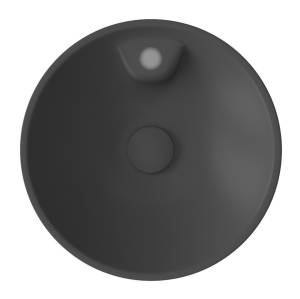 Раковина Isvea SistemaY Soft 10SY65045SV-2C антрацит матовый, 45 см