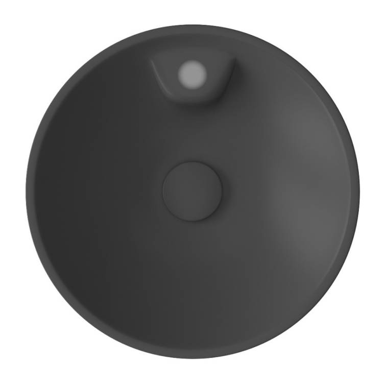 Раковина Isvea SistemaY Soft 10SY65045SV-2C антрацит матовый, 45 см