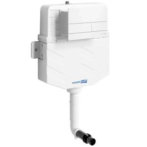 Смывной бачок скрытого монтажа Wasserkraft New Aller 10TLT.031.ME.WM04 клавиша белый матовый