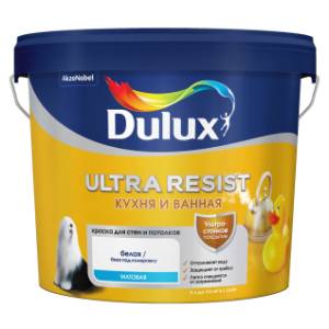 Краска интерьерная Dulux Ultra Resist матовая база BC 9 л