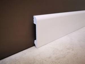 Плинтус Solid UHD 05/80 Моноколор Белый 2400x80x13