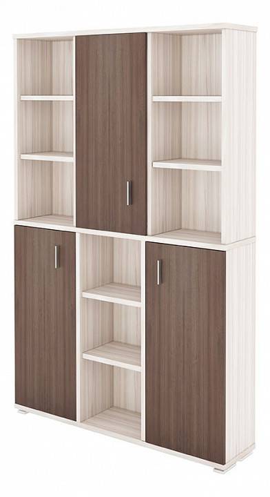 Шкаф книжный Merdes Домино ПУ-40-3 КШ-Ч карамель