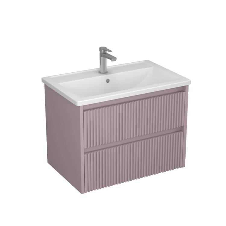 Тумба с раковиной Veneciana Alterno 70 57033 пудровый матовый