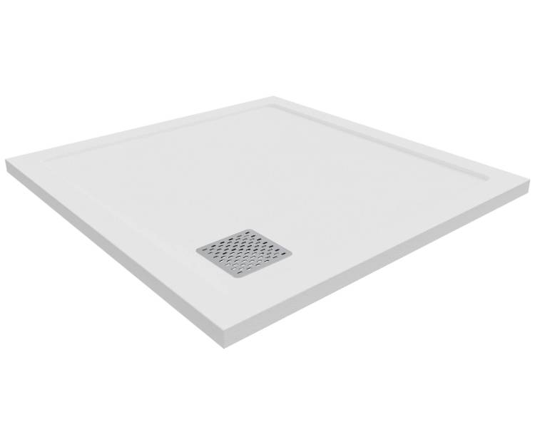 Поддон для душа Taliente PTA-ST-90Wstone белый матовый, 90x90x3.5